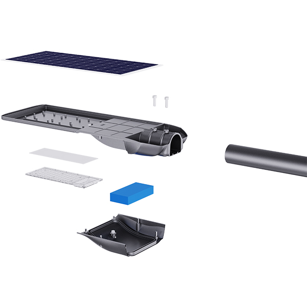 High Smooth Design Solar LED Street Light AGSS07
